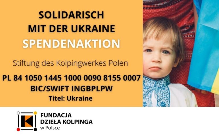 SOLIDARISCH MIT DER UKRAINE – SPENDENAKTION